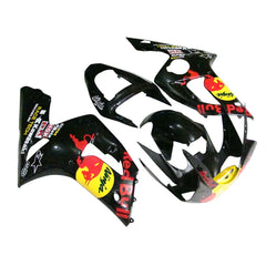 Kawasaki ZX-6R / 636 2003-2004 Black Bull Edition fairing kit left side view