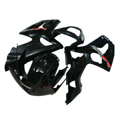 Kawasaki ZX-6R / 636 2003-2004 Black Graphic Style fairing kit front view
