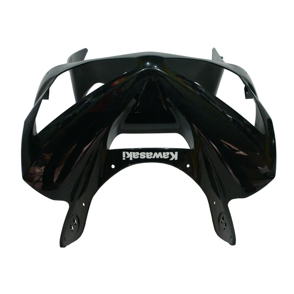 Kawasaki ZX-6R / 636 2003-2004 Black Graphic Style tail section fairing detail view 1