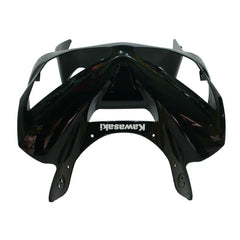 Kawasaki ZX-6R / 636 2003-2004 Black Graphic Style tail section fairing detail view 1