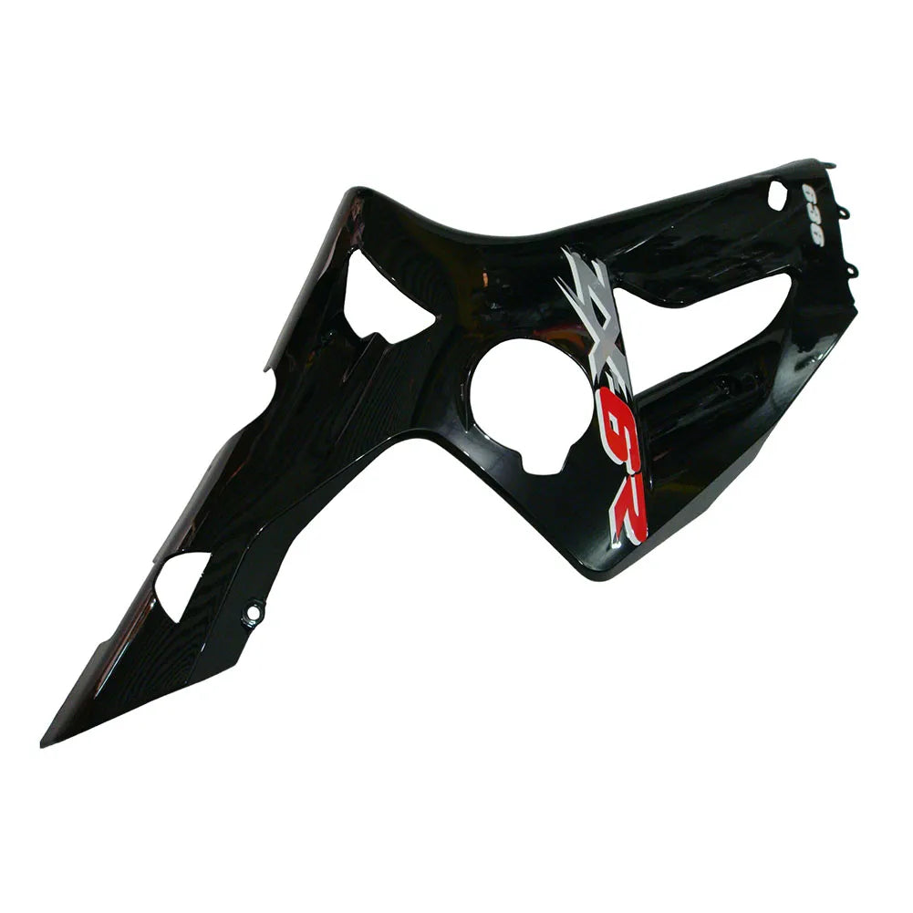 Kawasaki ZX-6R / 636 2003-2004 Black Graphic Style tail section fairing rear view