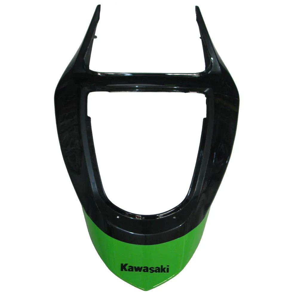 Kawasaki ZX-6R / 636 2003-2004 Green Monster Edition tail section fairing detail view 3