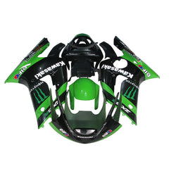 Kawasaki ZX-6R / 636 2003-2004 Green Monster Edition fairing kit front view
