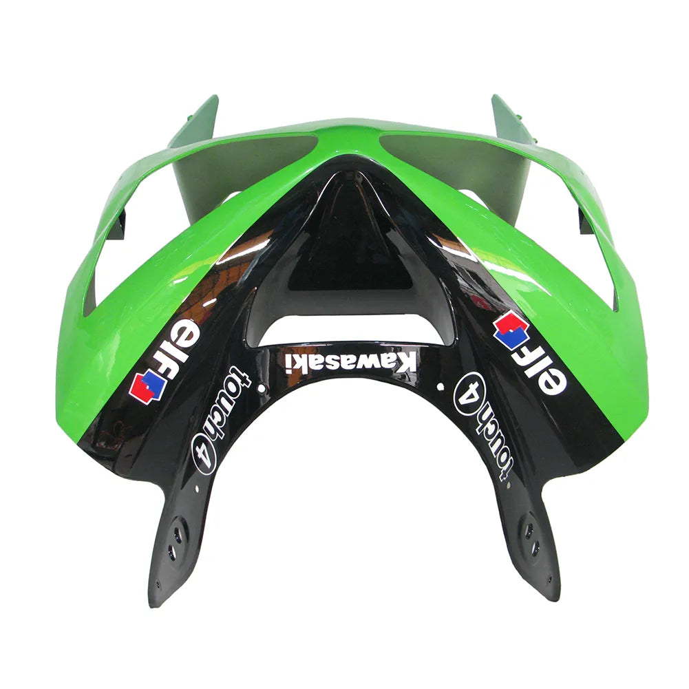Kawasaki ZX-6R / 636 2003-2004 Green Monster Edition tail section fairing detail view 1