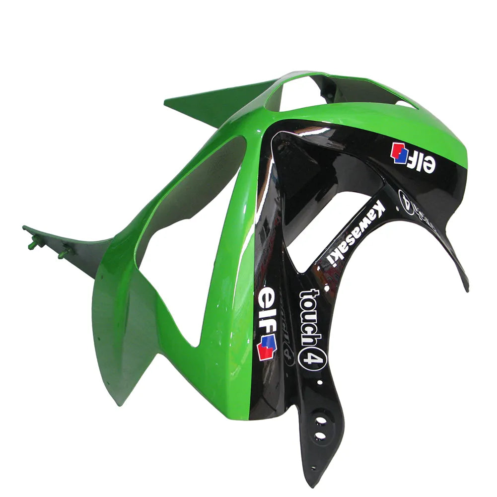 Kawasaki ZX-6R / 636 2003-2004 Green Monster Edition tail section fairing detail view 2