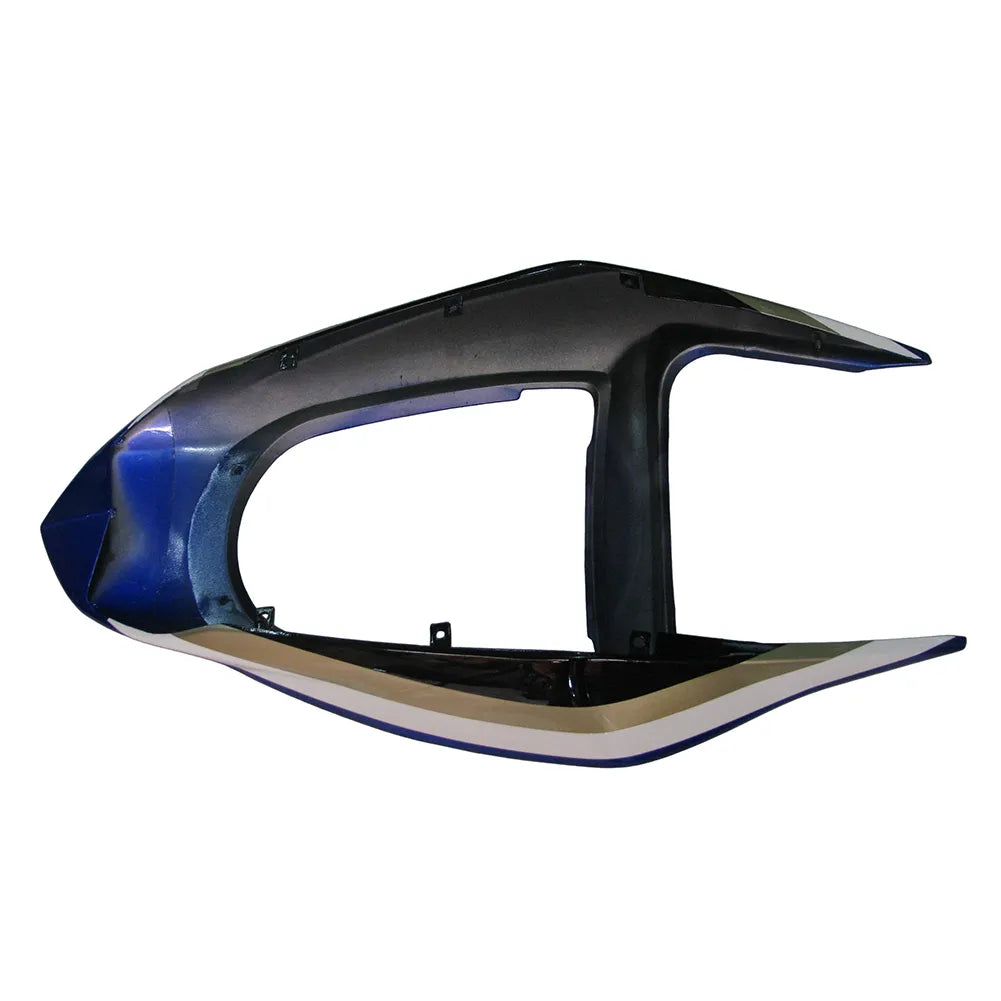 Kawasaki ZX-6R / 636 2003-2004 White Raindrop Edition tail section fairing detail view 3