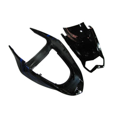 Kawasaki ZX-6R / 636 2003-2004 Black and Blue tail section fairing detail view 3