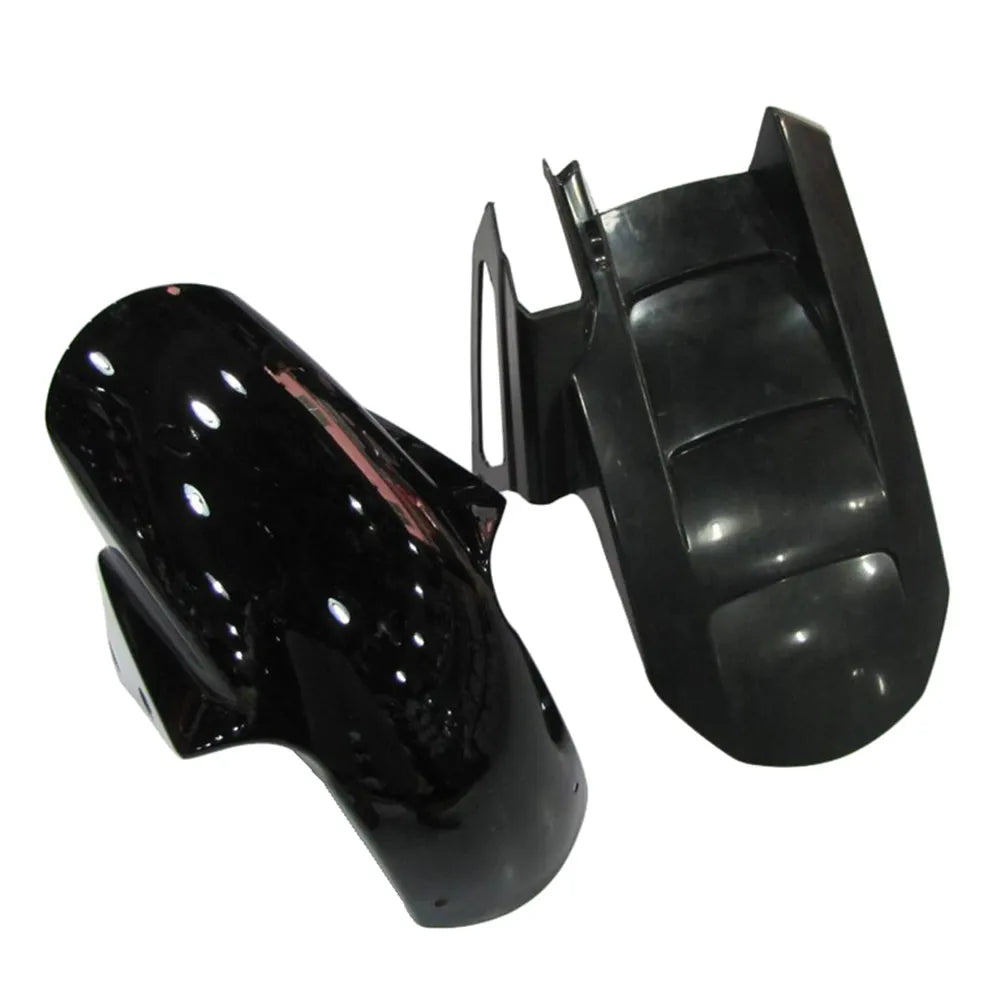 Kawasaki ZX-6R / 636 2003-2004 Black and Blue tail section fairing detail view 2