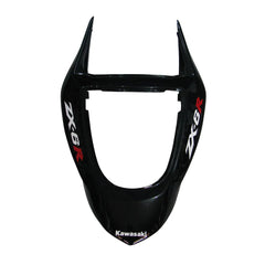 Kawasaki ZX-6R / 636 2003-2004 Red Flame tail section fairing detail view 6