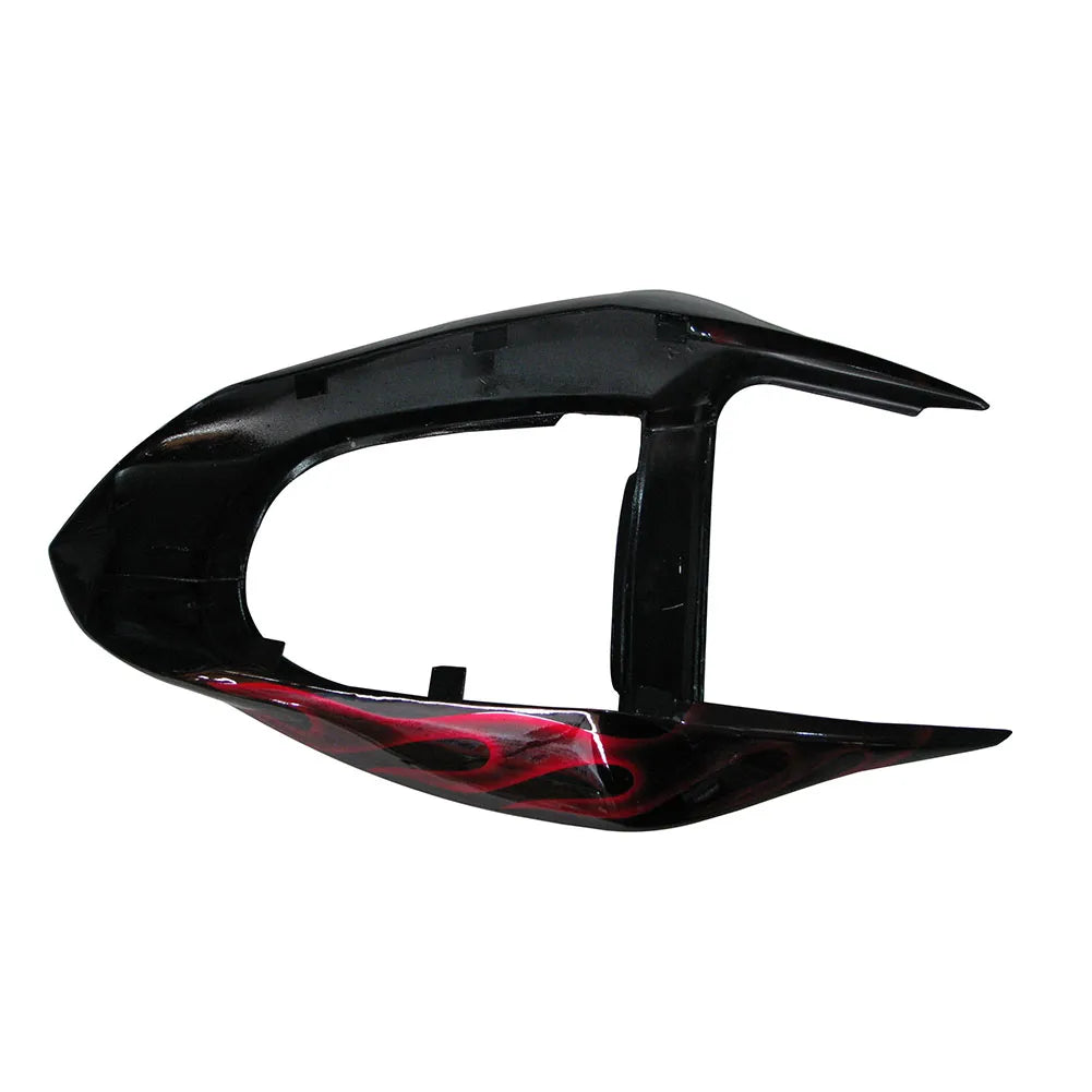 Kawasaki ZX-6R / 636 2003-2004 Red Flame tail section fairing detail view 7