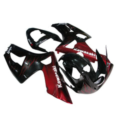 Kawasaki ZX-6R / 636 2003-2004 Red Flame tail section fairing side view