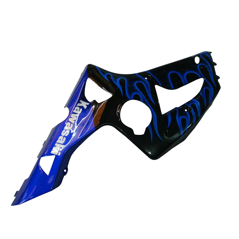 Kawasaki ZX-6R / 636 2003-2004 Blue Flame tail section fairing detail view 2