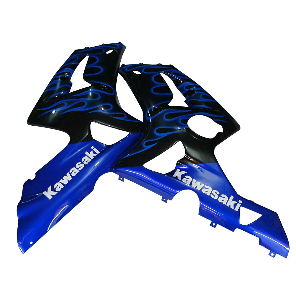 Kawasaki ZX-6R / 636 2003-2004 Blue Flame tail section fairing detail view 4