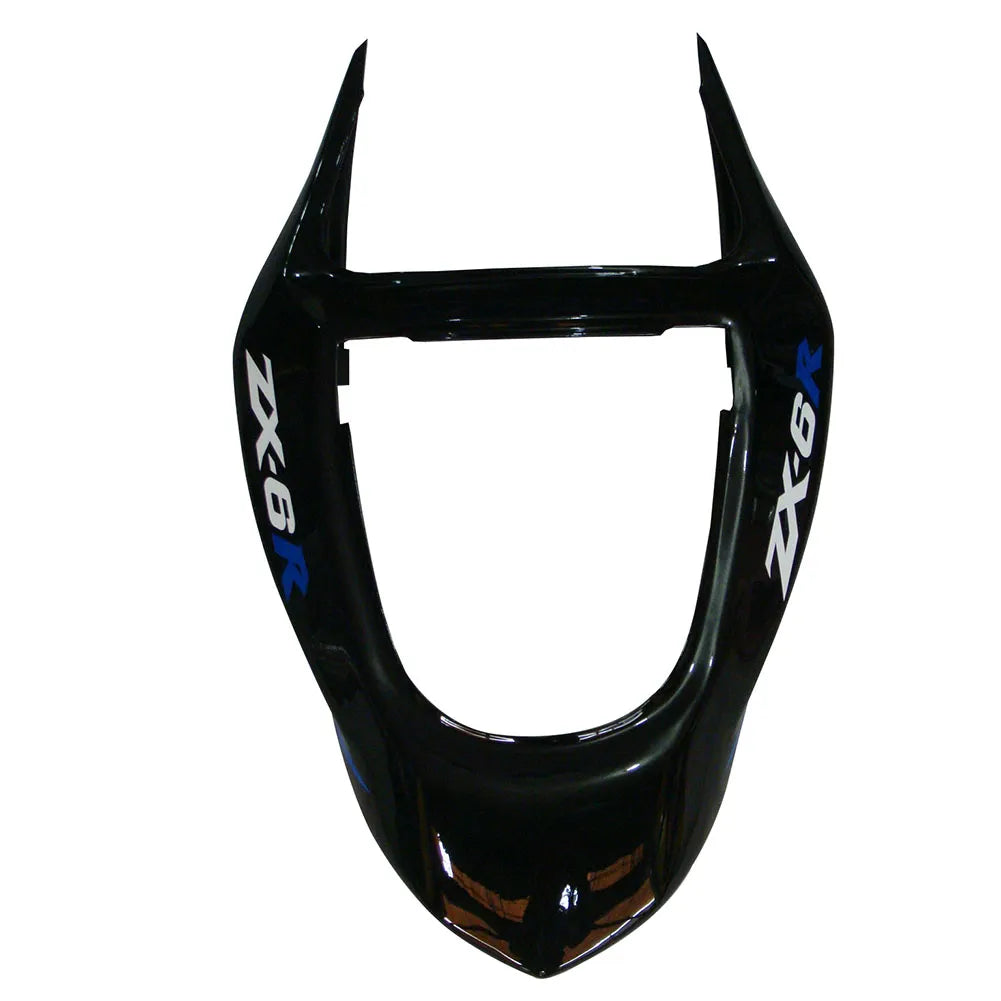Kawasaki ZX-6R / 636 2003-2004 Blue Flame tail section fairing detail view 9