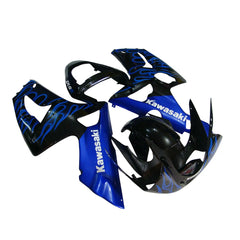 Kawasaki ZX-6R / 636 2003-2004 Blue Flame tail section fairing detail view 1