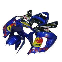 Kawasaki ZX-6R / 636 2003-2004 Blue Bull Edition fairing kit front view