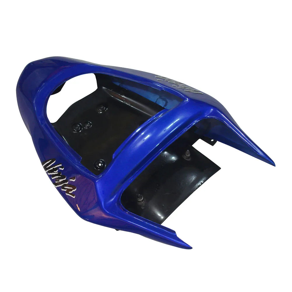 Kawasaki ZX-6R / 636 2003-2004 Blue Bull Edition tail section fairing detail view 4