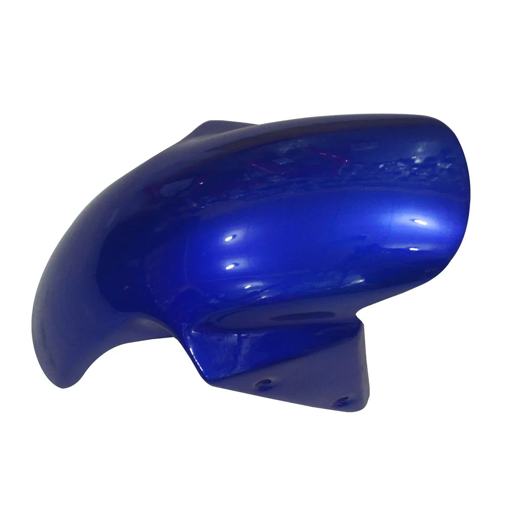 Kawasaki ZX-6R / 636 2003-2004 Blue Bull Edition tail section fairing detail view 2