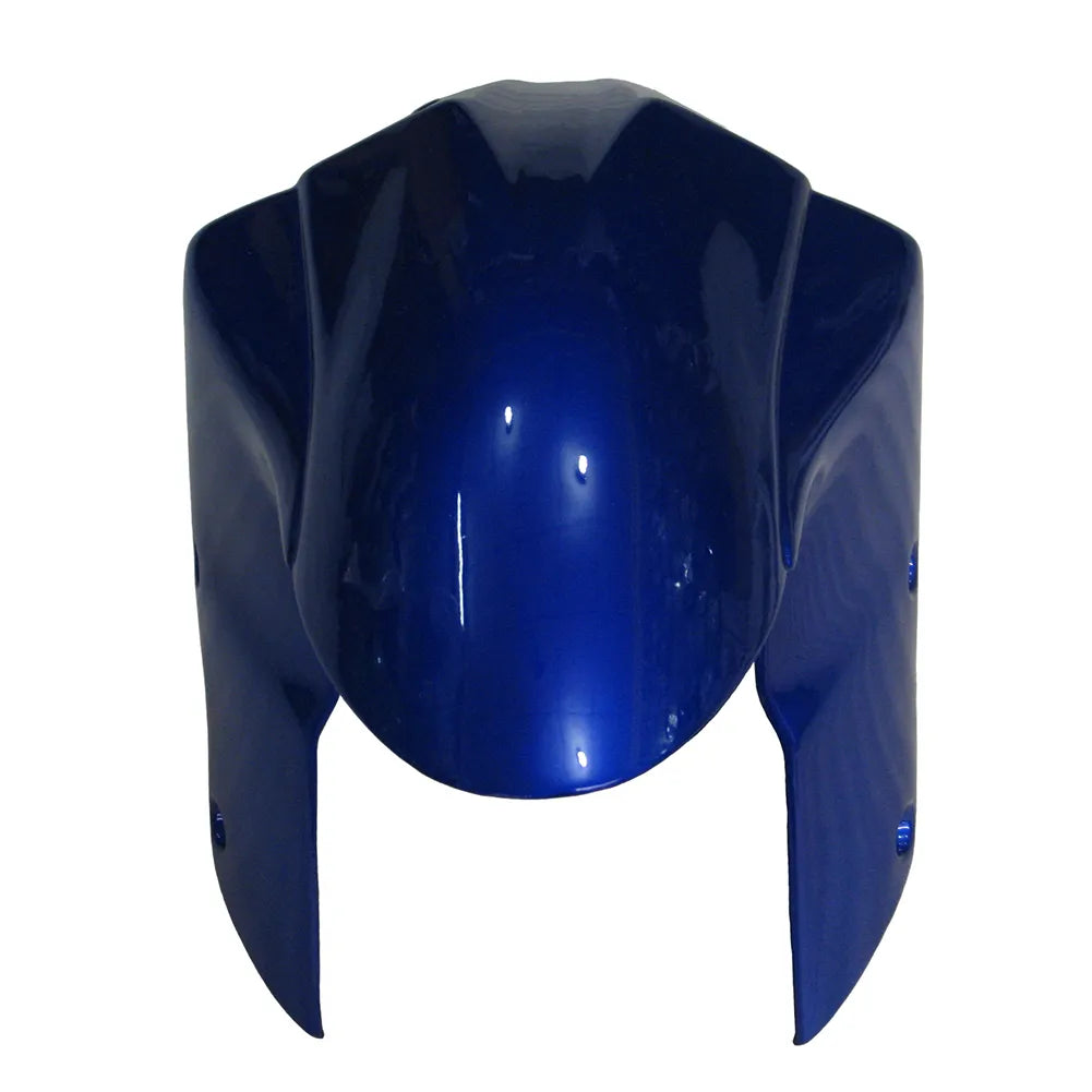 Kawasaki ZX-6R / 636 2005-2006 Blue, White, and Black No 46 tail section fairing detail view 3