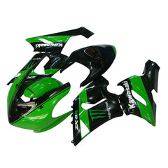 Kawasaki ZX-6R / 636 2005-2006 Green Monster Edition A full fairing kit set view