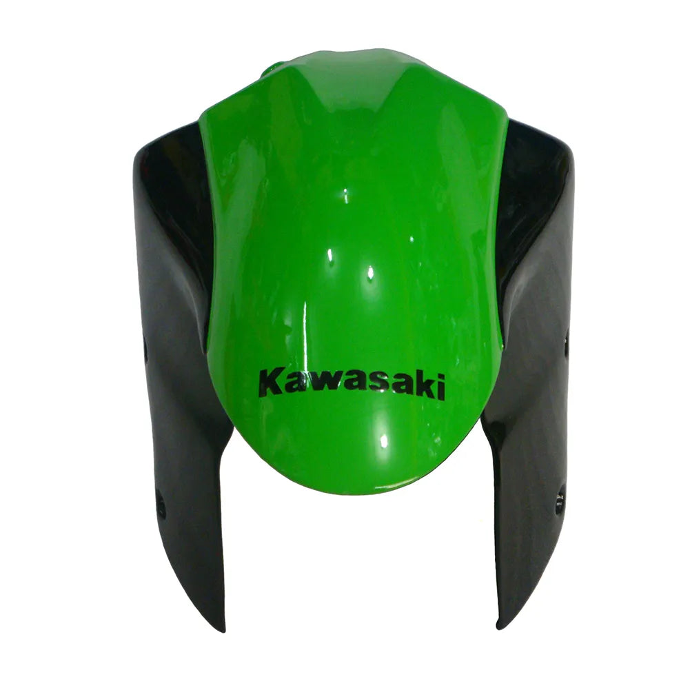 Kawasaki ZX-6R / 636 2005-2006 Green Monster Edition A tail section fairing detail view 1