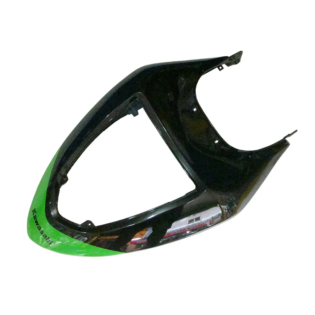 Kawasaki ZX-6R / 636 2005-2006 Green Monster Edition B tail section fairing detail view 6