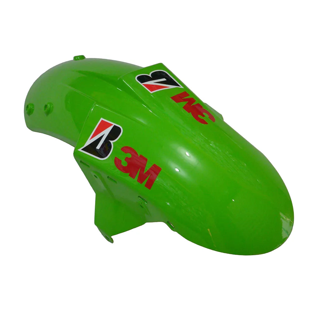 Kawasaki ZX-6R / 636 2005-2006 Green Monster Edition C tail section fairing detail view 11