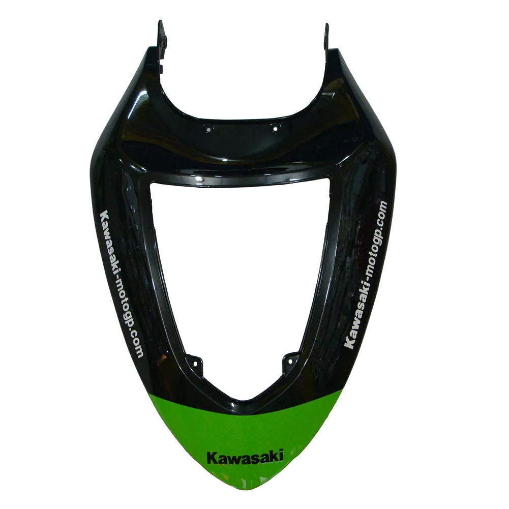 Kawasaki ZX-6R / 636 2005-2006 Green Monster Edition C tail section fairing detail view 13