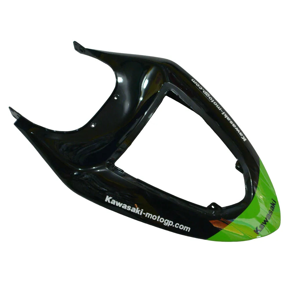 Kawasaki ZX-6R / 636 2005-2006 Green Monster Edition C tail section fairing detail view 14