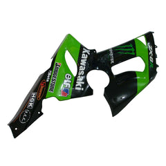 Kawasaki ZX-6R / 636 2005-2006 Green Monster Edition C tail section fairing detail view 2