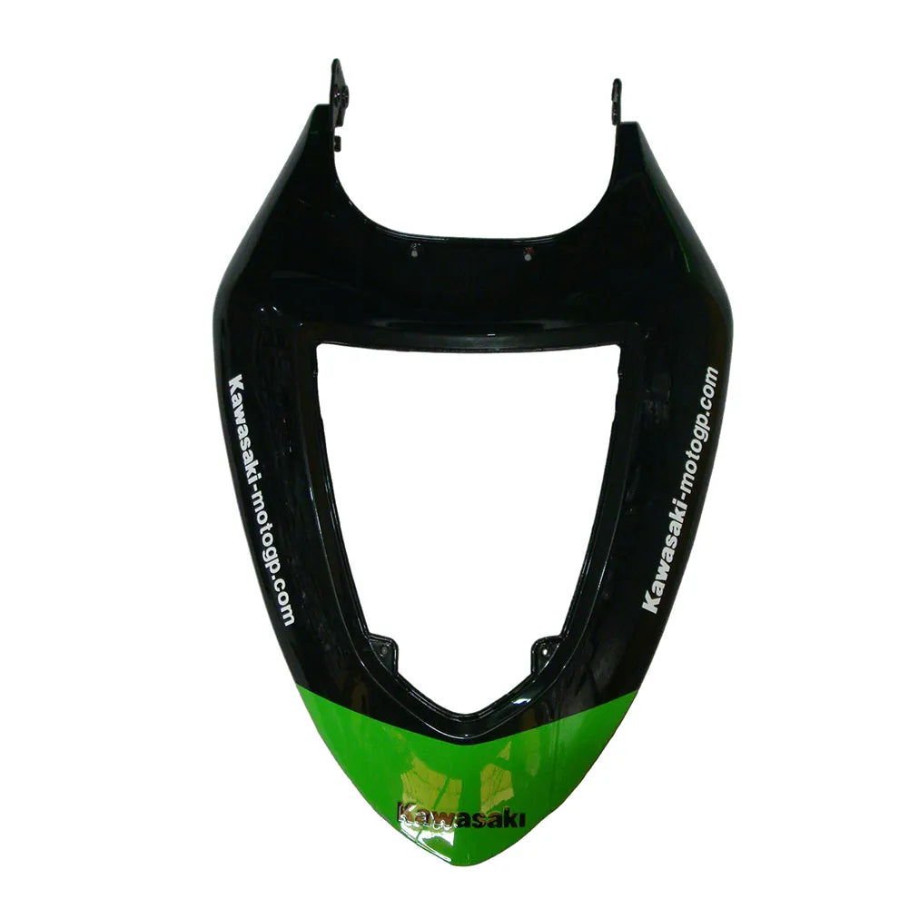 Kawasaki ZX-6R / 636 2005-2006 Green Monster Edition D tail section fairing detail view 5