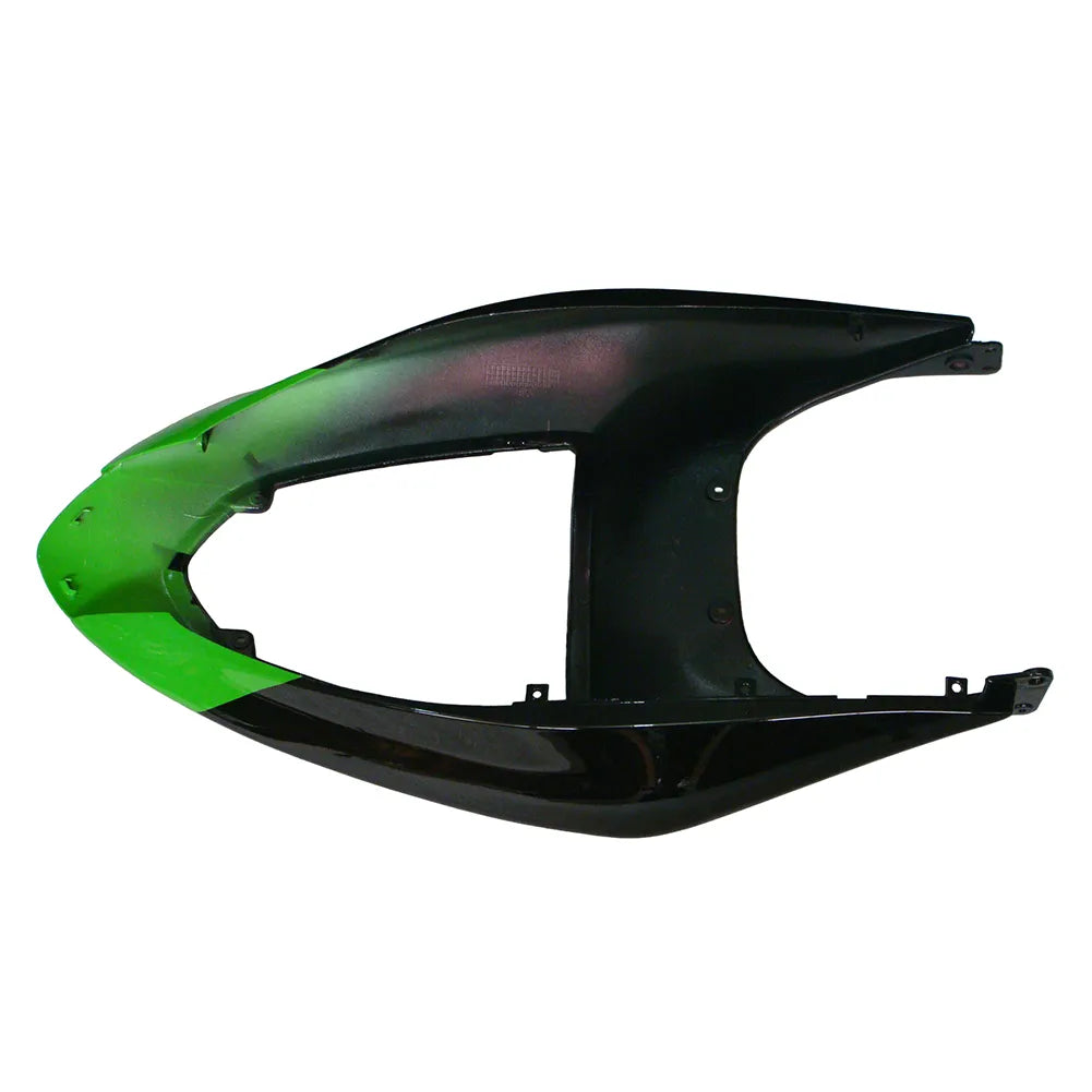 Kawasaki ZX-6R / 636 2005-2006 Green Monster Edition D tail section fairing detail view 7