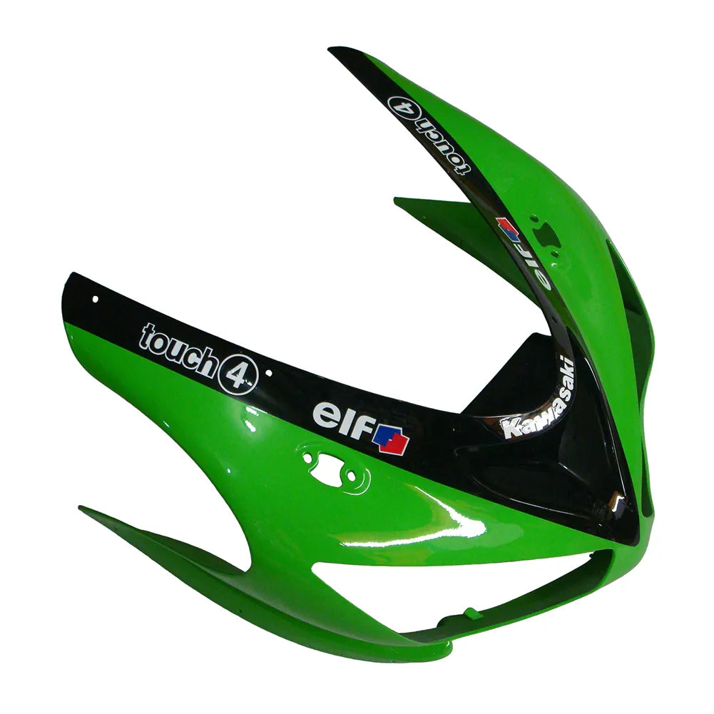 Kawasaki ZX-6R / 636 2005-2006 Green Monster Edition D tail section fairing detail view 2