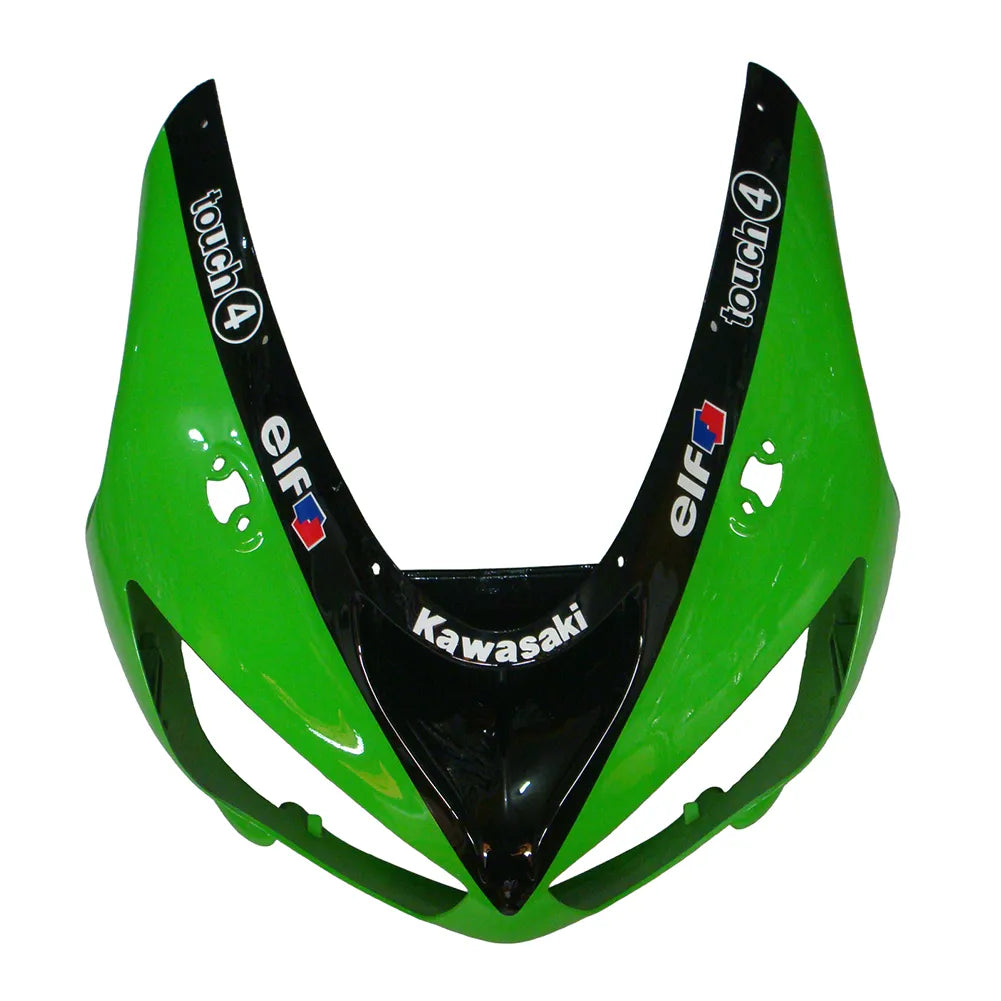 Kawasaki ZX-6R / 636 2005-2006 Green Monster Edition D tail section fairing detail view 1