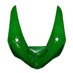 Kawasaki ZX-6R / 636 2005-2006 Green and Black Style A tail section fairing detail view 7