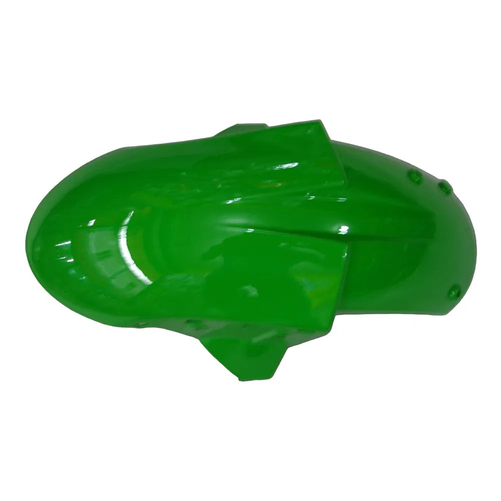 Kawasaki ZX-6R / 636 2005-2006 Green and Black Style A tail section fairing detail view 14
