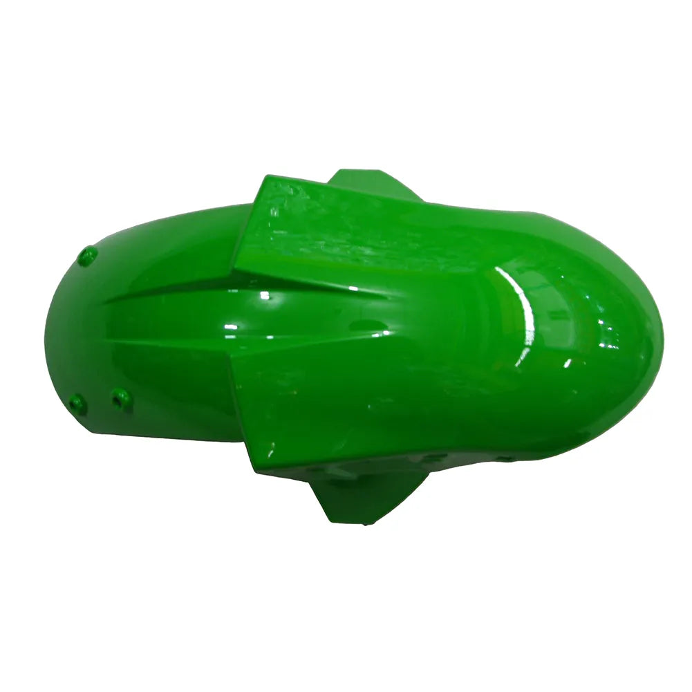 Kawasaki ZX-6R / 636 2005-2006 Green and Black Style A tail section fairing detail view 15