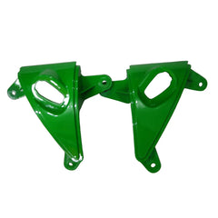 Kawasaki ZX-6R / 636 2005-2006 Green and Black Style A tail section fairing detail view 4