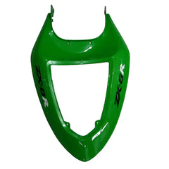 Kawasaki ZX-6R / 636 2005-2006 Green and Black Style A tail section fairing detail view 16