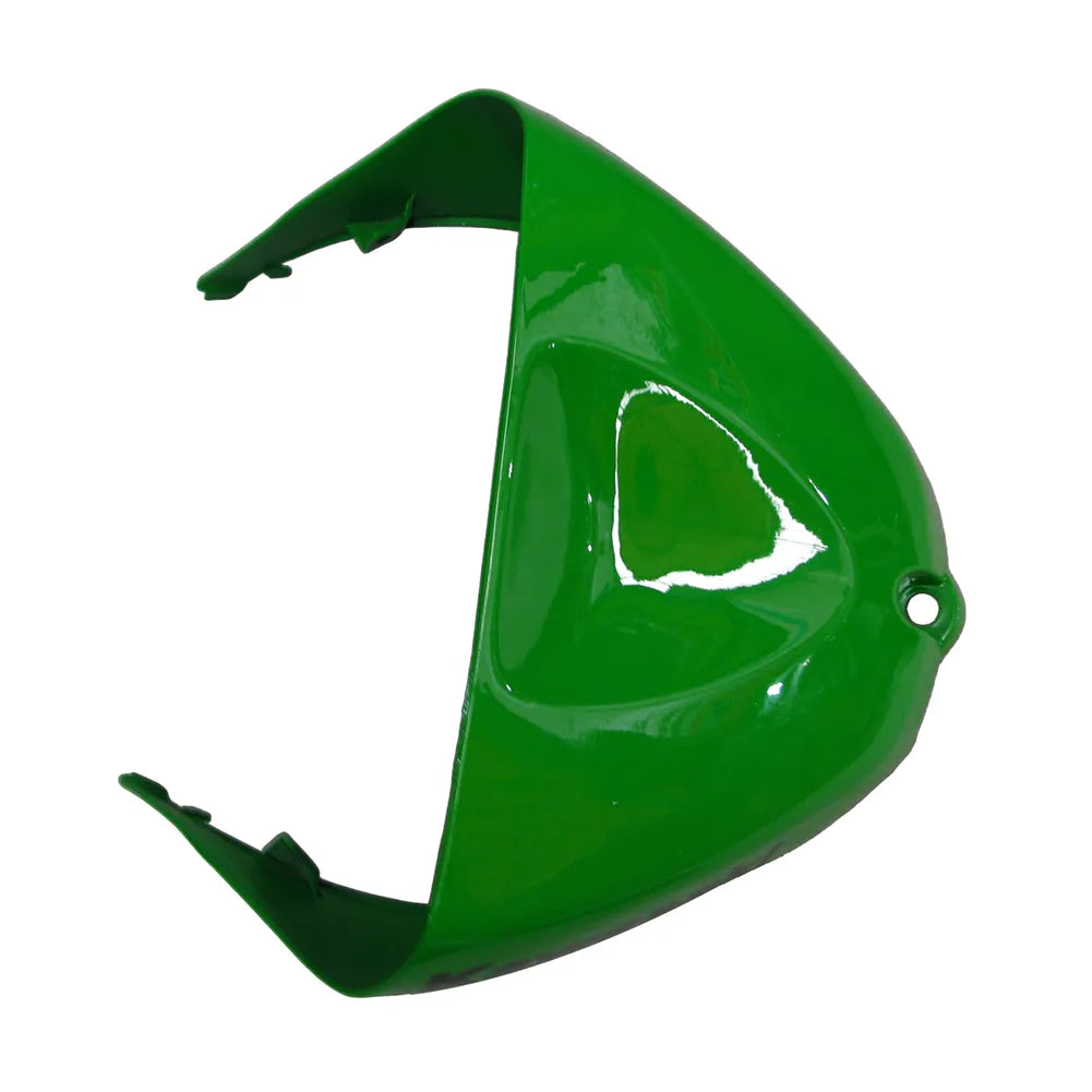 Kawasaki ZX-6R / 636 2005-2006 Green and Black Style A tail section fairing detail view 12