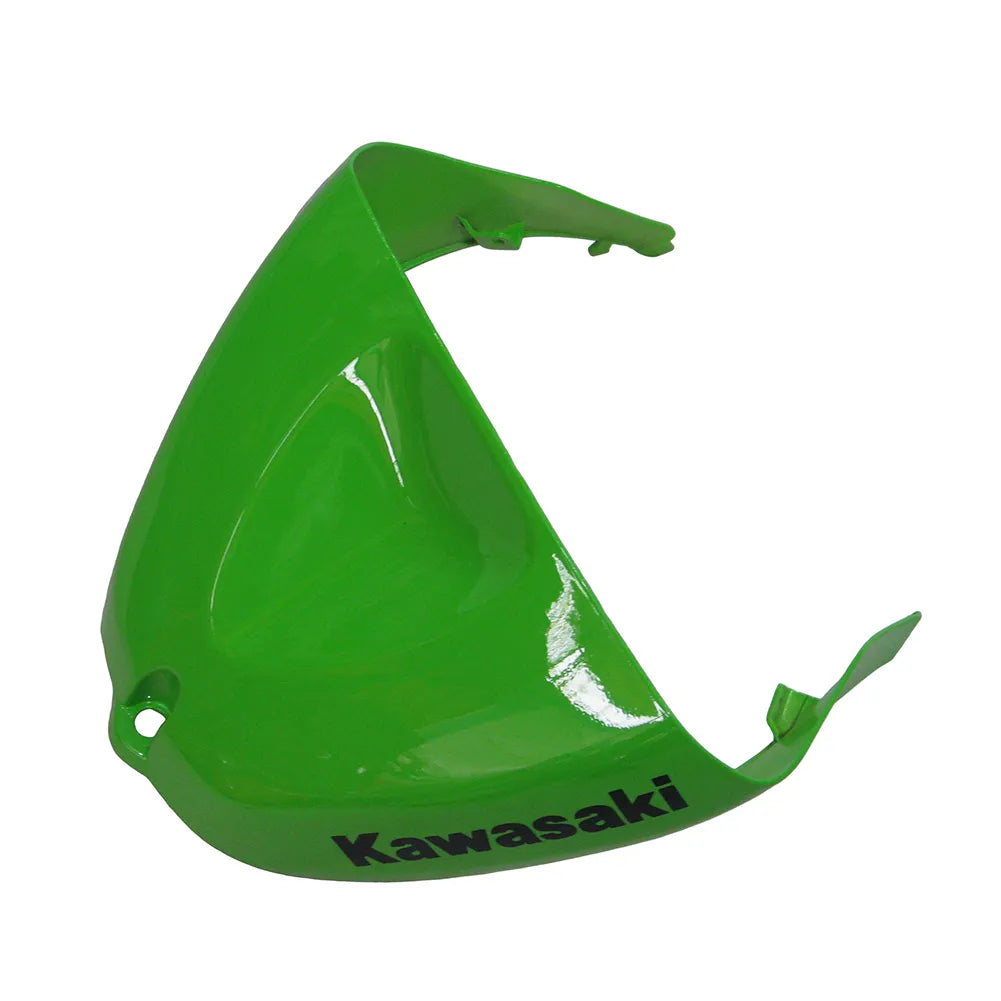 Kawasaki ZX-6R / 636 2005-2006 Green and Black Style B tail section fairing detail view 9