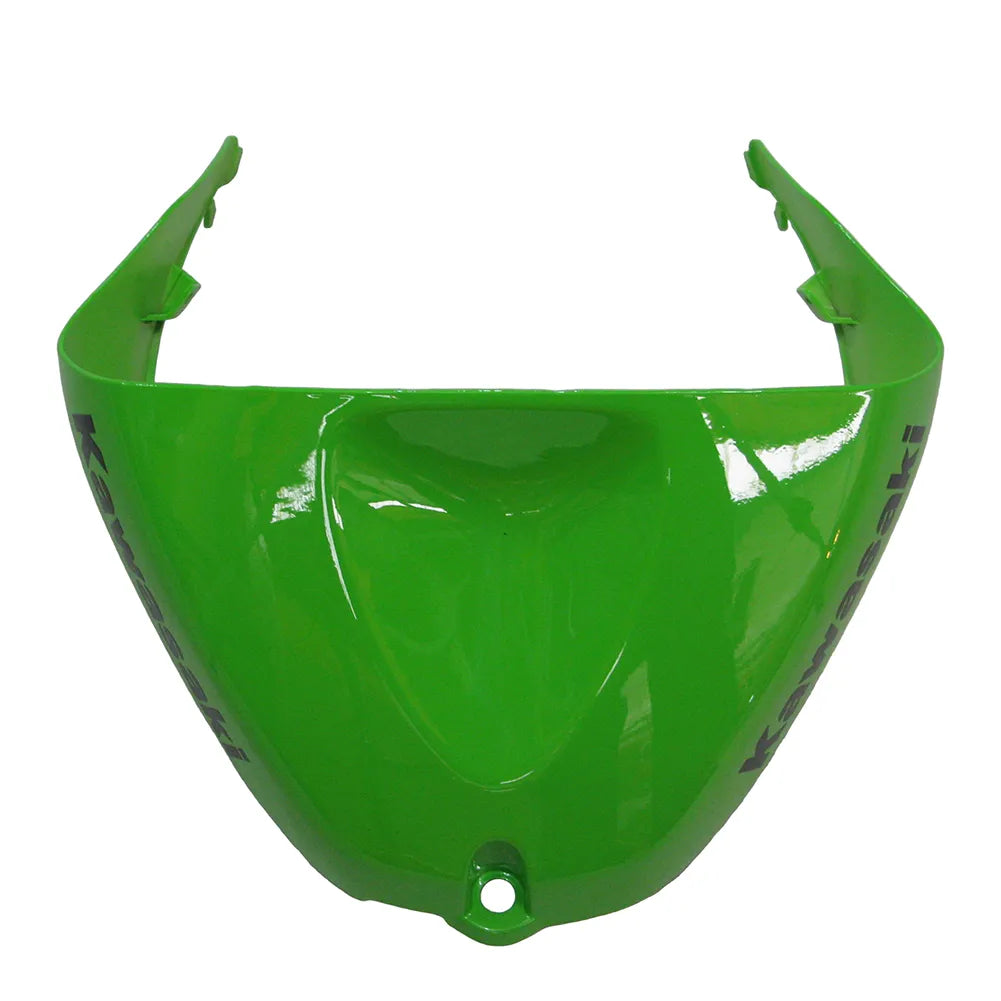 Kawasaki ZX-6R / 636 2005-2006 Green and Black Style B tail section fairing detail view 8