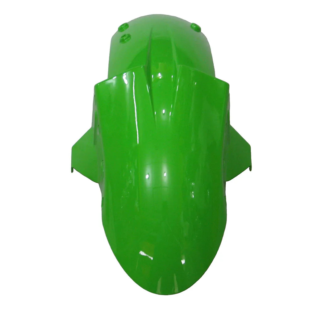 Kawasaki ZX-6R / 636 2005-2006 Green and Black Style B tail section fairing detail view 3
