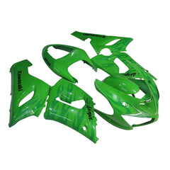 Kawasaki ZX-6R / 636 2005-2006 Green Flame fairing kit left side view