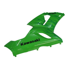 Kawasaki ZX-6R / 636 2005-2006 Green Flame tail section fairing side view