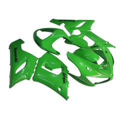 Kawasaki ZX-6R / 636 2005-2006 Green fairing kit left side view