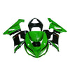 Kawasaki ZX-6R / 636 2005-2006 Green and Black Fairing Kit with Logos