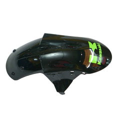 Kawasaki ZX-6R / 636 2005-2006 Green and Black with Logos fairing kit detail detail view 20