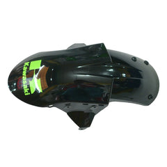 Kawasaki ZX-6R / 636 2005-2006 Green and Black with Logos fairing kit detail detail view 22