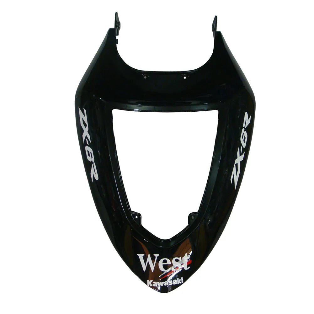Kawasaki ZX-6R / 636 2005-2006 WEST Edition A tail section fairing detail view 12